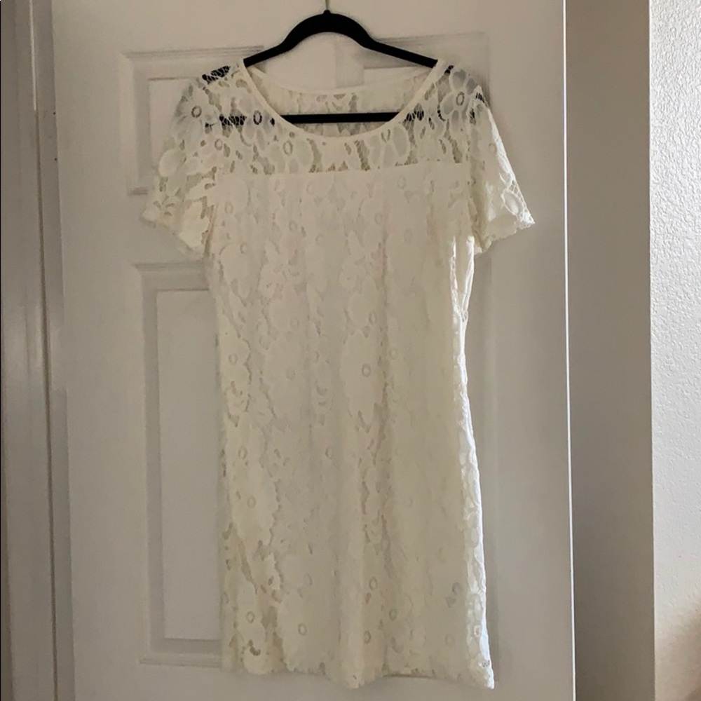 Ivory Lace Dress